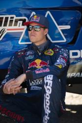 Bryce Menzies race suit red bull