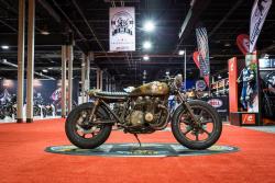 J Moto's ZX900 custom cafe racer at the Chicago International Motorcycle Show