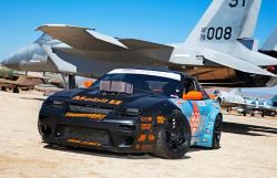 The Coffman Racing S13 240SX at March Air Reserve Base Museum for the K&N calendar shoot