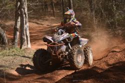 Jordan Phillips roosting at the GNCC round 1 in Union, South Carolina