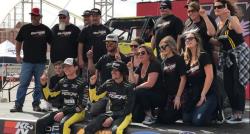 MItch Guthrie Jr. and his team after the 2017 MInt 400 victory 