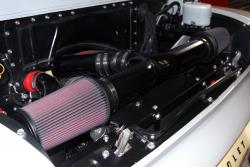 Jorge and Sambo made a custom intake with K&N filters to feed the big Duramax plenty of air