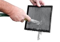 Rather than throwing away your cabin air filter, all you have to do with a K&N filter is clean it