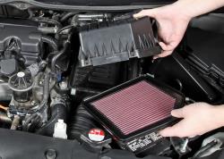Installing a K&N replacement air filter is extremely easy and usually takes less than 10 minutes