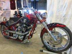 Custom Harley at Arizona Bike Week in Scottsdale, Arizona