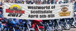 Arizona Bike Week banner  in Scottsdale, Arizona