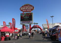 Riverside sign at the UTV World Championship in Laughlin, Nevada