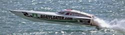 Racing at the 2016 Super Boat International World Championships in Key West, Florida. 