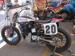 Jarod Vanderkooi's RMR Kawasaki at the Arizona Mile in Phoenix, Arizona