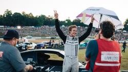 Matt Coffman was introduced in front of the packed Road Atlanta crowd