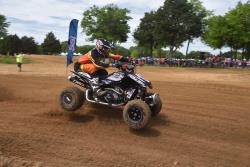 Parker Wewerka racing in the AMA ATV MX National Championship