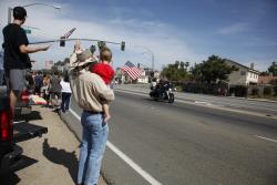 Tens of thousands of people lined the parade route to witness the thousands of bikes going by