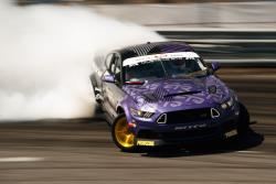 Chelsea Denofa piloted his RTR Mustang to a pole qualifying position at Formula Drift New Jersey