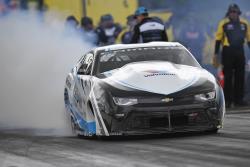 Tanner Gray would line up opposite Erica Enders in the final race at the New England Nationals