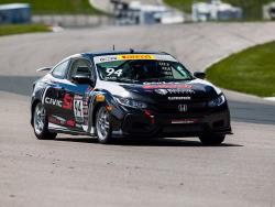 He backed up his Canadian performance by running with the leaders at Lime Rock