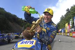 Ron Capps won the Funny Car title at the NHRA Thunder Valley Nationals in Bristol, Tennessee
