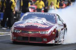 Bo Butner in his Chevy Camaro Pro Stock car at the Summit Racing Equipment NHRA Nationals