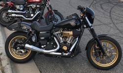 Custom painted K&N AirCharger intake on Rob Carpenter Harley-Davidson motorcycle