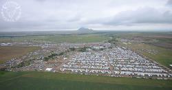 The Buffalo Chip Campground Sturgis Rally aerial view