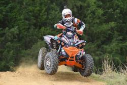 Jordan Phillips racing his K&N-equipped ATV