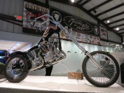 "Full Scale" by Johnny Branch age 34 - 1949 Harley Panhead at Motorcycles as Art Show 