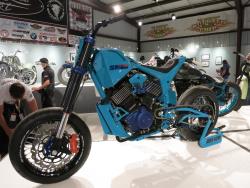 "SM 750" by Ken Kodlin Harley XG 750 Street at the Motorcycles as Art show