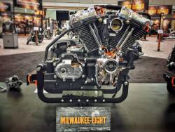 Harley Milwaukee-Eight engine view