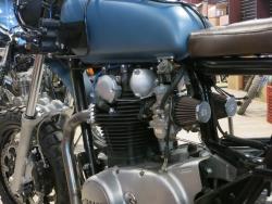 Dave Hargreaves "Athena" custom Yamaha 650 engine and K&N air filters