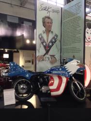 The Evel Knievel Stratocycle display at the San Diego, California Automotive Museum