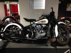 1938 Harley-Davidson Knucklehead at the San Diego, California Automotive Museum