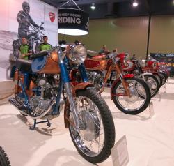 Vintage bikes at the Progressive International Motorcycle Show