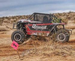 Queen Racing of Lake Havasu City, Arizona racing a UTV in the desert