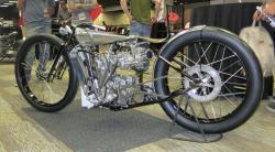 Max Hazan's custom at the Artistry in Iron show at BikeFest in Las Vegas, Nevada