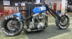 Taber Nash's custom at the Artistry in Iron show at BikeFest in Las Vegas, Nevada