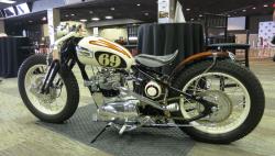 Anthony Robinson's custom at the Artistry in Iron show at BikeFest in Las Vegas, Nevada