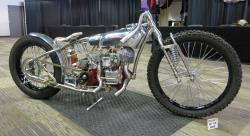Jon MacDowell's custom at the Artistry in Iron show at BikeFest in Las Vegas, Nevada