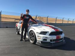 In additon to the K&N Mustang, Walton races his own Fox body Mustang in AI