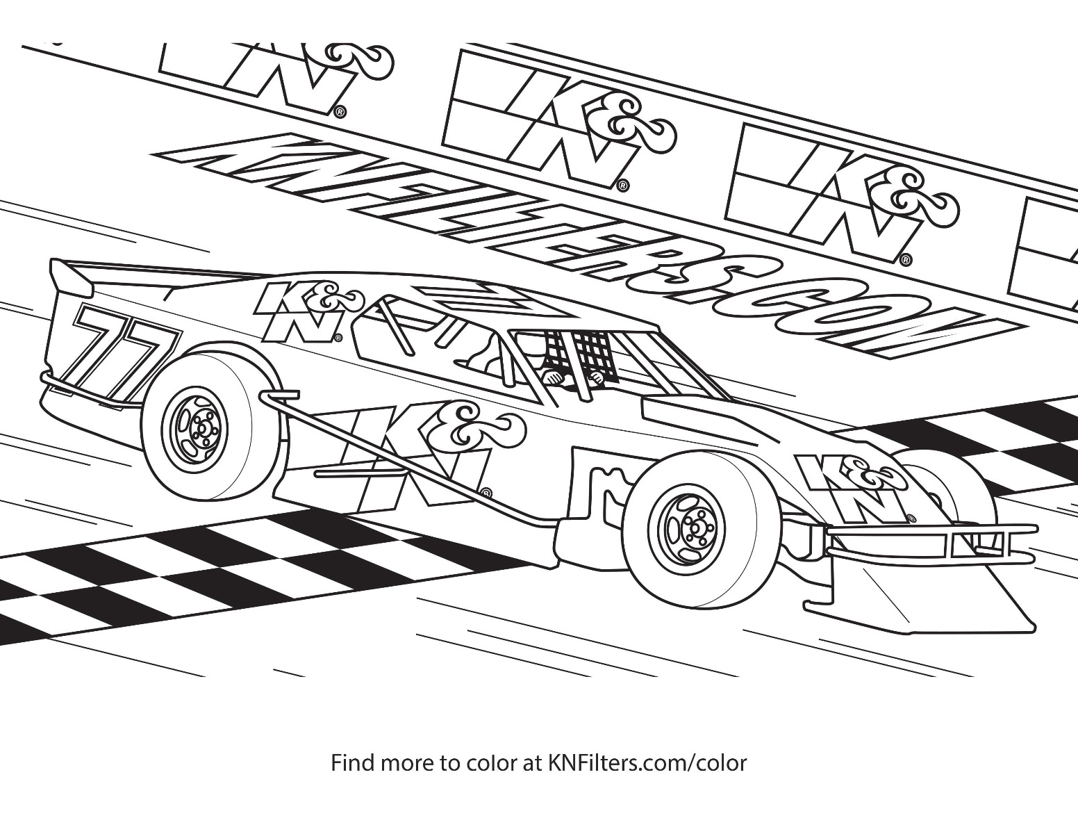 KN Printable Coloring Pages for Kids